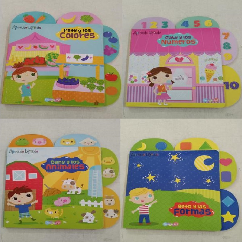 Kids Education Story - สุ่ม2หนังสือเด็กเด็กวัยหัดเดินเด็กสเปนการศึกษา Early น่ารัก Picture Story อ่าน3D