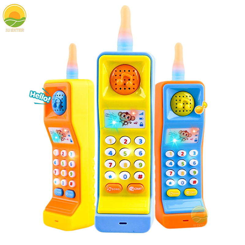 Kids Education Mobile - โทรศัพท์เด็กของเล่นเด็กดนตรีอิเล็กทรอนิกส์โทรศัพท์มือถือเสียงแสงเกมการศึกษาเด็ก 18 เดือนของขวัญวันเกิด