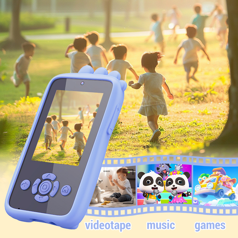 Kids Education Mobile - กล้องของเล่นเด็กอัจฉริยะ พร้อมเครื่องเล่นเพลงในตัว และเกม กล้องของเล่นสำหรับเด็กอายุ 3-12 ปี