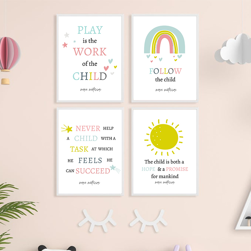 Kids Education Quotes - Play is the Work of A