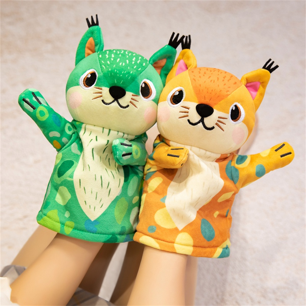 Kids Education Story - ตุ๊กตากระรอกน่ารักขนาด 28 ซม. ของเล่นเล่านิทาน ของเล่นเสริมพัฒนาการเด็ก ของเล่นก่อนนอน