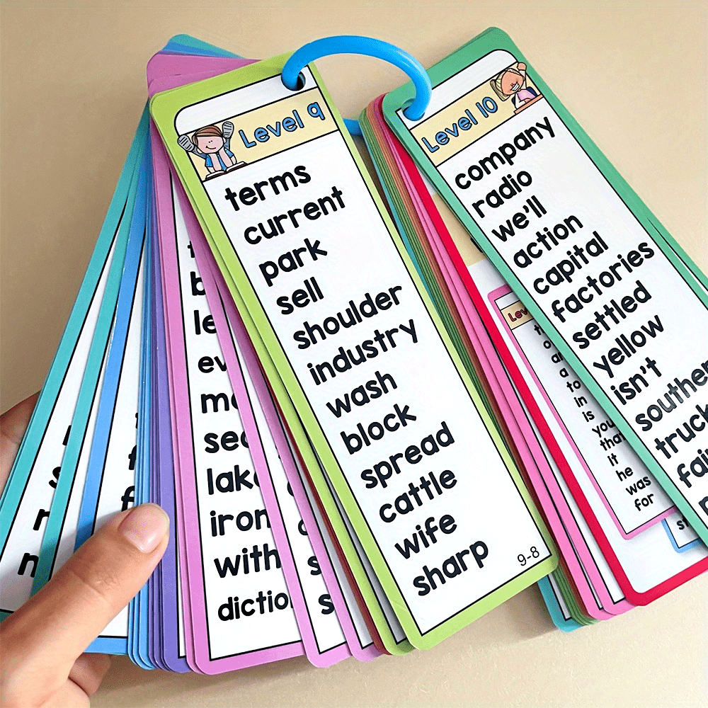 Sight Word Game - 1000 Sight Words แฟลชการ์ดสําหรับเด็กอายุ 6-10 สนุกการเรียนรู้กิจกรรมการ์ดสองด้าน