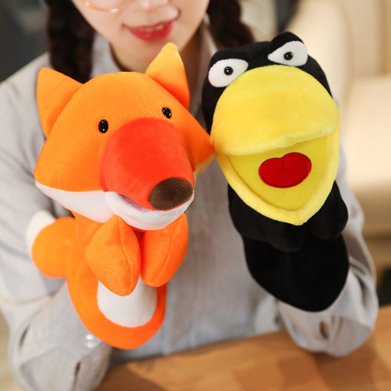 ตุ๊กตาผ้ารูปสุนัขจิ้งจอกและนกก - Kids Education Story บทวิจารณ์และราคา