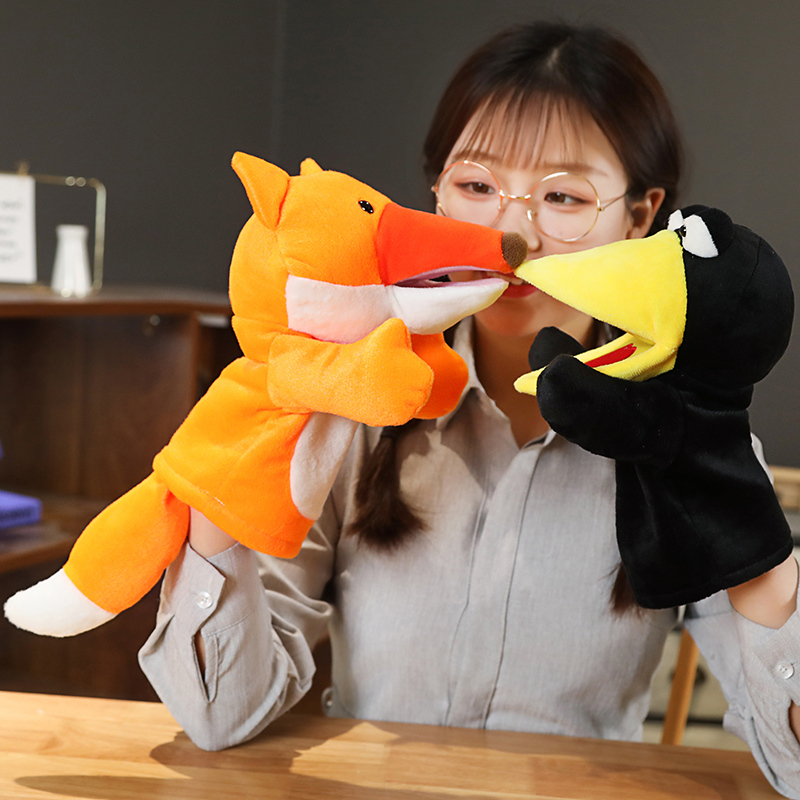 ตุ๊กตาผ้ารูปสุนัขจิ้งจอกและนกก - Kids Education Story บทวิจารณ์และราคา