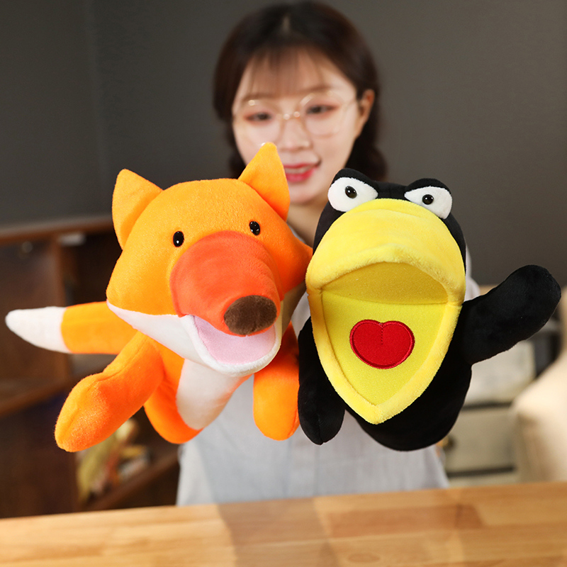 ตุ๊กตาผ้ารูปสุนัขจิ้งจอกและนกก - Kids Education Story บทวิจารณ์และราคา