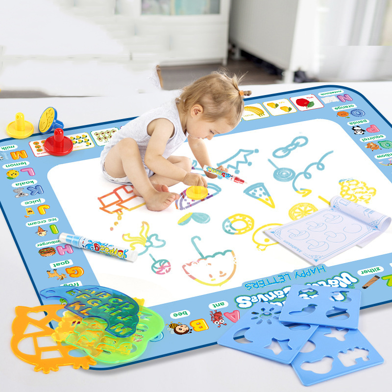 100x80 ซม.Magic Water Drawing  - Kids Educational Mat บทวิจารณ์และราคา