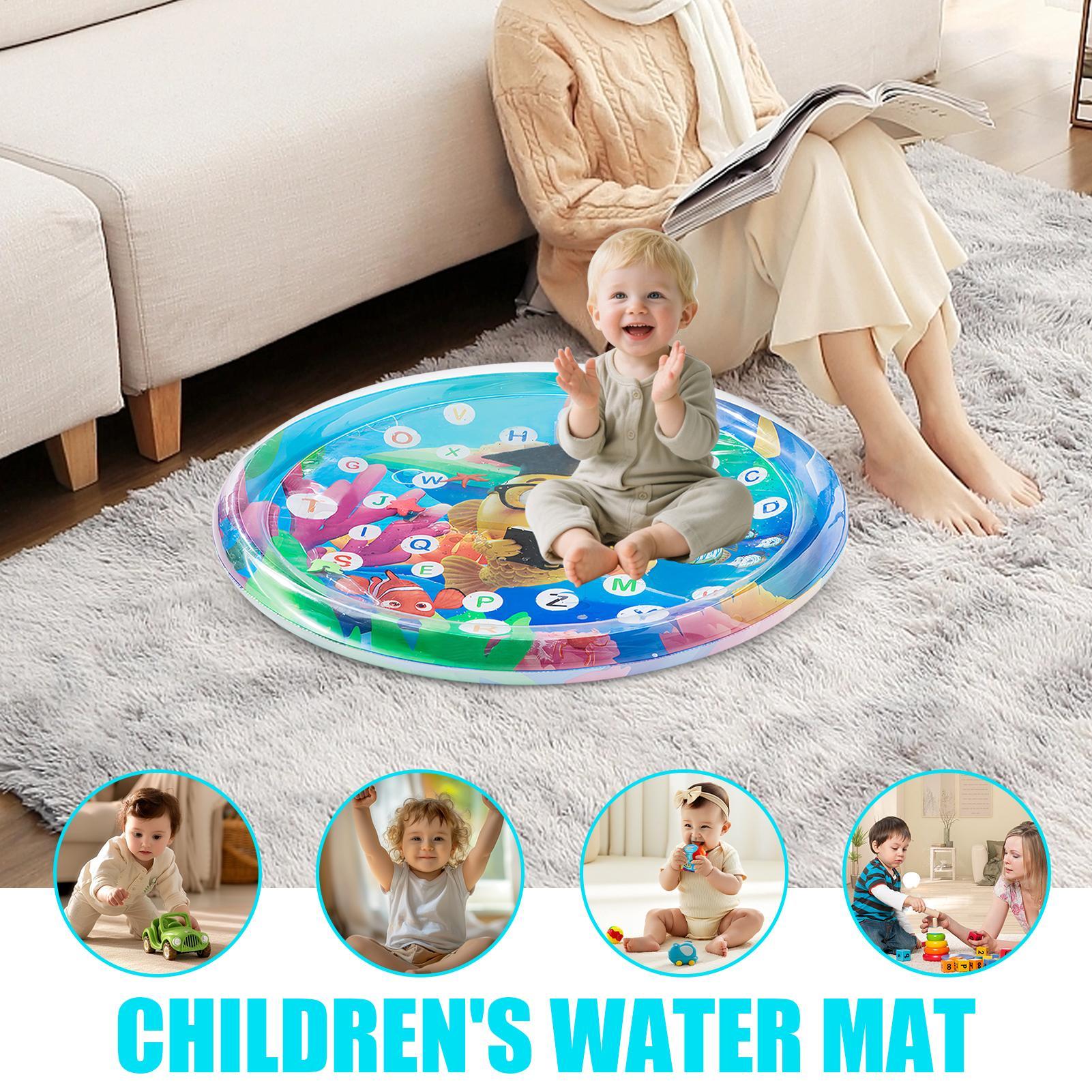 105 ซม.เด็กเล่นเสื่อน้ํา PVC เ - Kids Educational Mat บทวิจารณ์และราคา