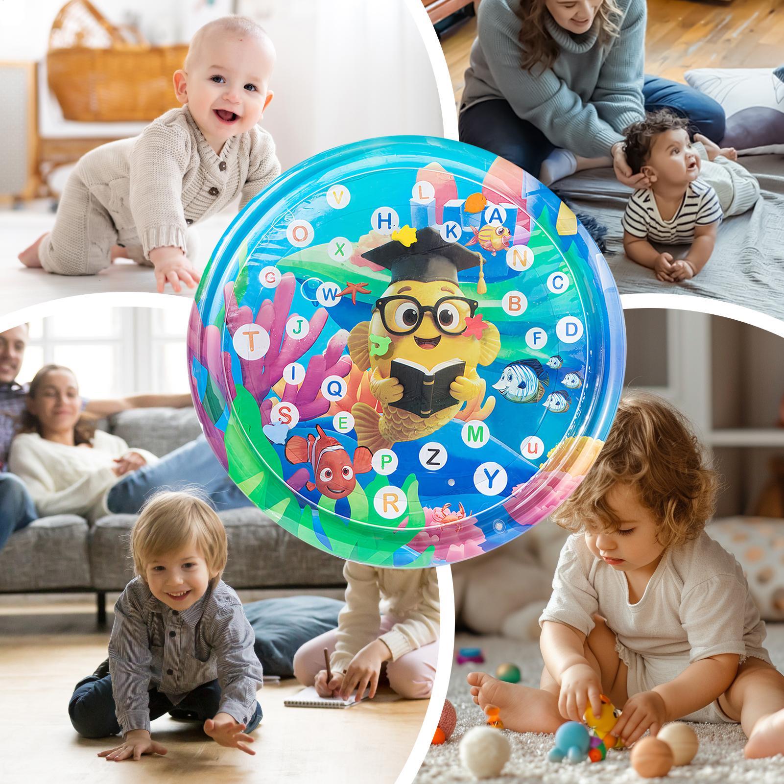 105 ซม.เด็กเล่นเสื่อน้ํา PVC เ - Kids Educational Mat บทวิจารณ์และราคา