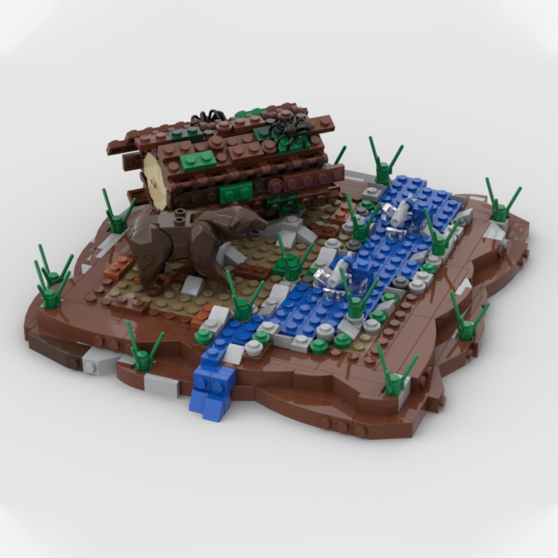 ตัวต่อ MOC รูปหมีนักล่าปลา 558 - Kids Hunter Education บทวิจารณ์และราคา