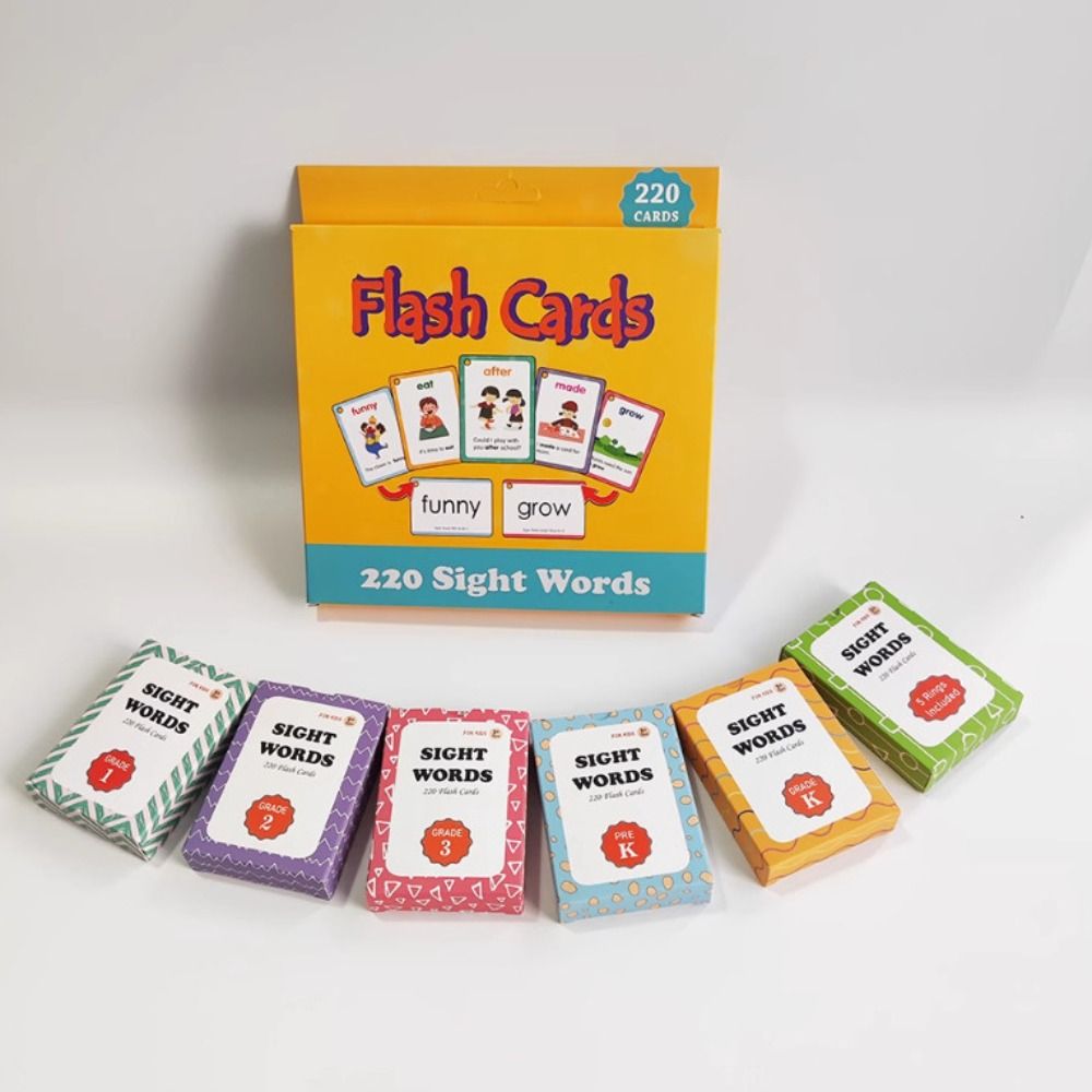 การ์ดคำศัพท์ภาษาอังกฤษแบบกระดา - Sight Word Game บทวิจารณ์และราคา