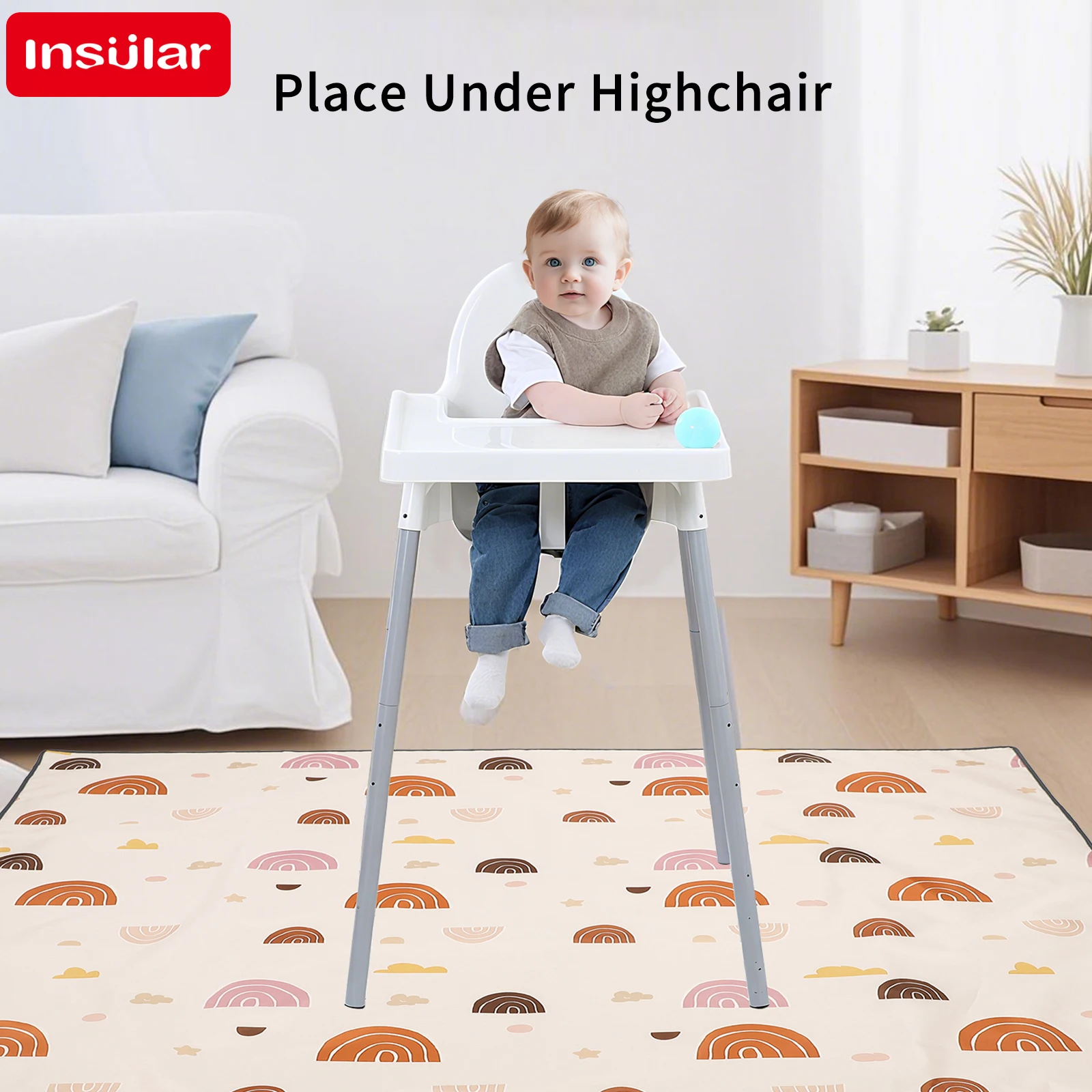 INSULAR เด็กการศึกษาที่นอนพับเ - Kids Educational Mat บทวิจารณ์และราคา
