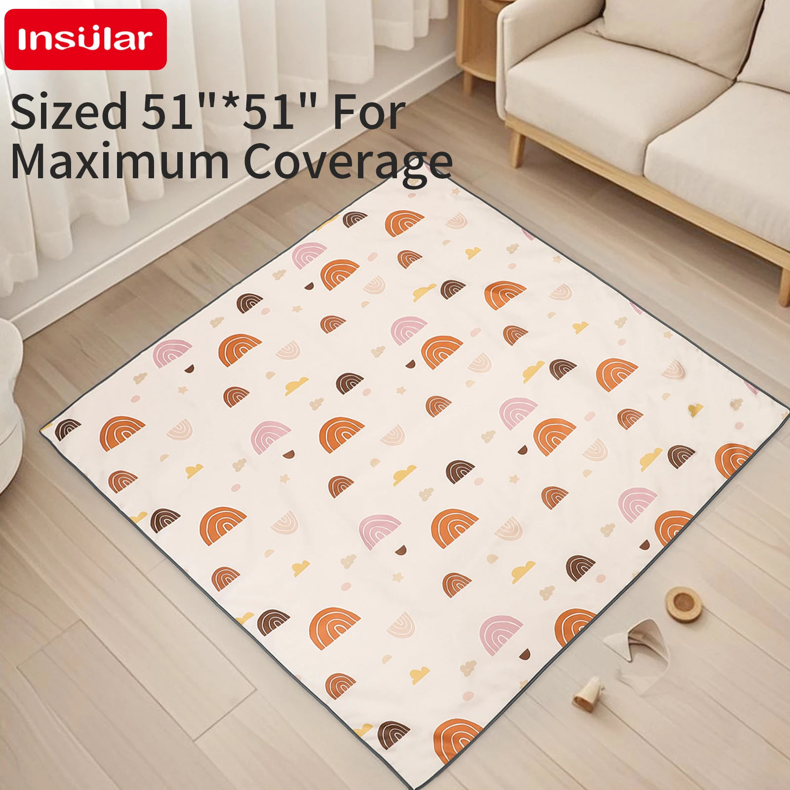 INSULAR เด็กการศึกษาที่นอนพับเ - Kids Educational Mat บทวิจารณ์และราคา