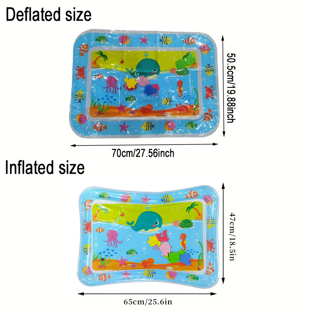 1 PC Blue Whale Inflatable PVC - Kids Educational Mat บทวิจารณ์และราคา