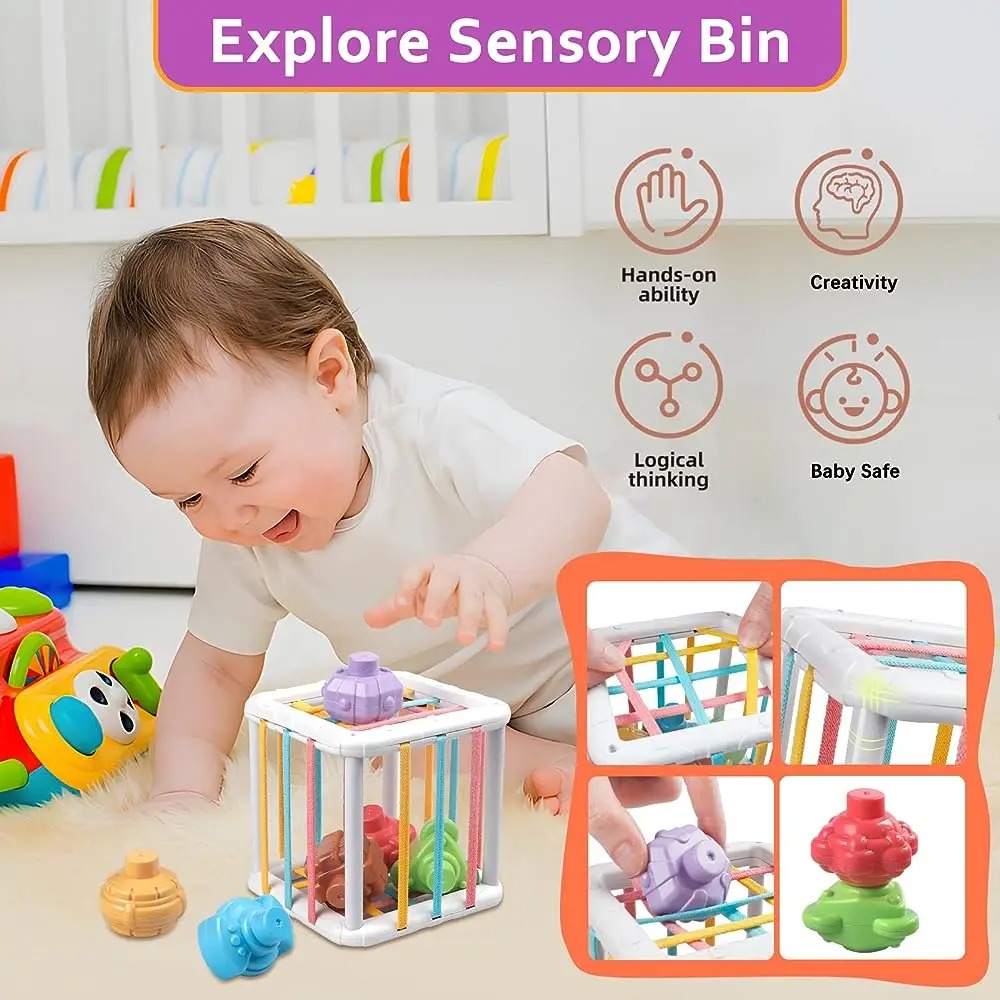 ลูกบาศก์เรียงรูปทรงมอนเตสซอรี่ - Kids Education Learning บทวิจารณ์และราคา