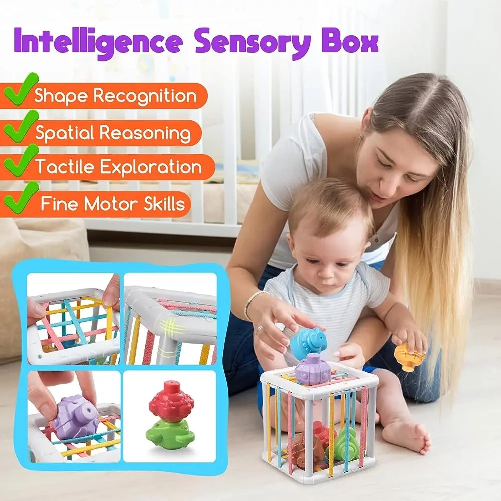 ลูกบาศก์เรียงรูปทรงมอนเตสซอรี่ - Kids Education Learning บทวิจารณ์และราคา