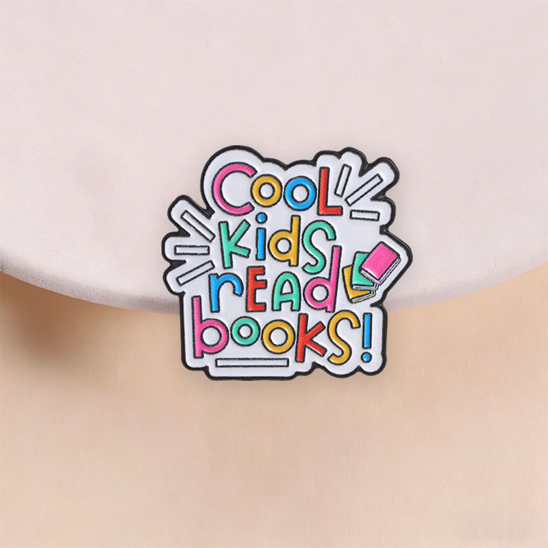 เข็มกลัดเคลือบลายหนังสือการ์ตู - Kids Education Quotes บทวิจารณ์และราคา