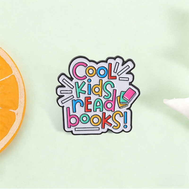เข็มกลัดเคลือบลายหนังสือการ์ตู - Kids Education Quotes บทวิจารณ์และราคา