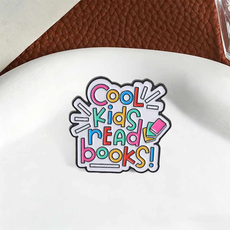 เข็มกลัดเคลือบลายหนังสือการ์ตู - Kids Education Quotes บทวิจารณ์และราคา