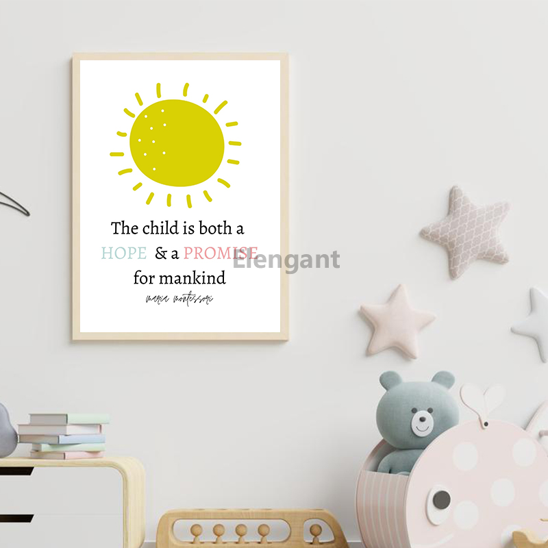 Play is the Work of A Child Qu - Kids Education Quotes บทวิจารณ์และราคา