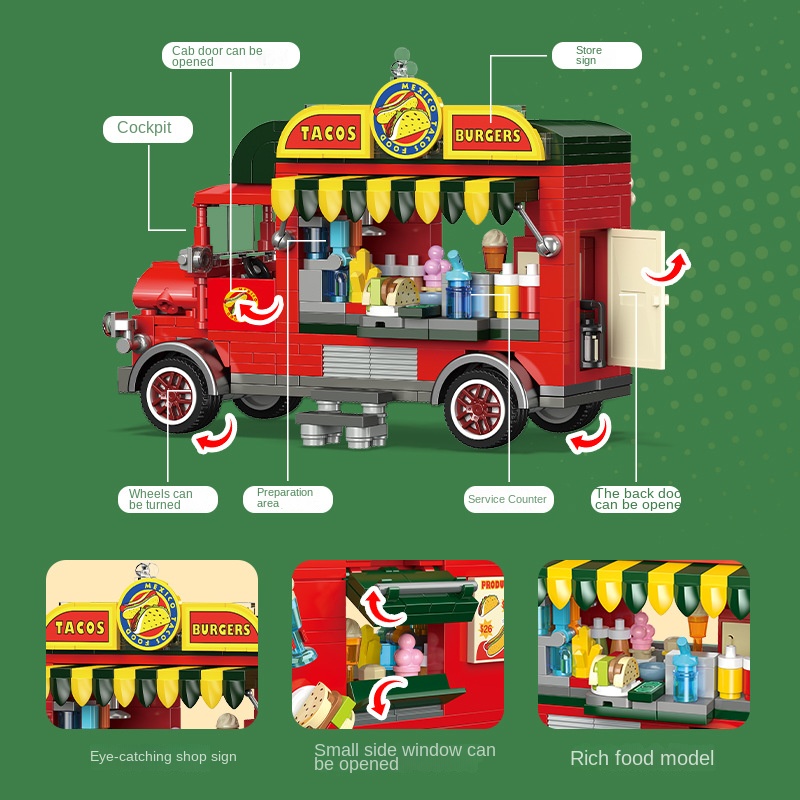 รถขายอาหารเคลื่อนที่แบบเม็กซิก - Kids Education Mobile บทวิจารณ์และราคา