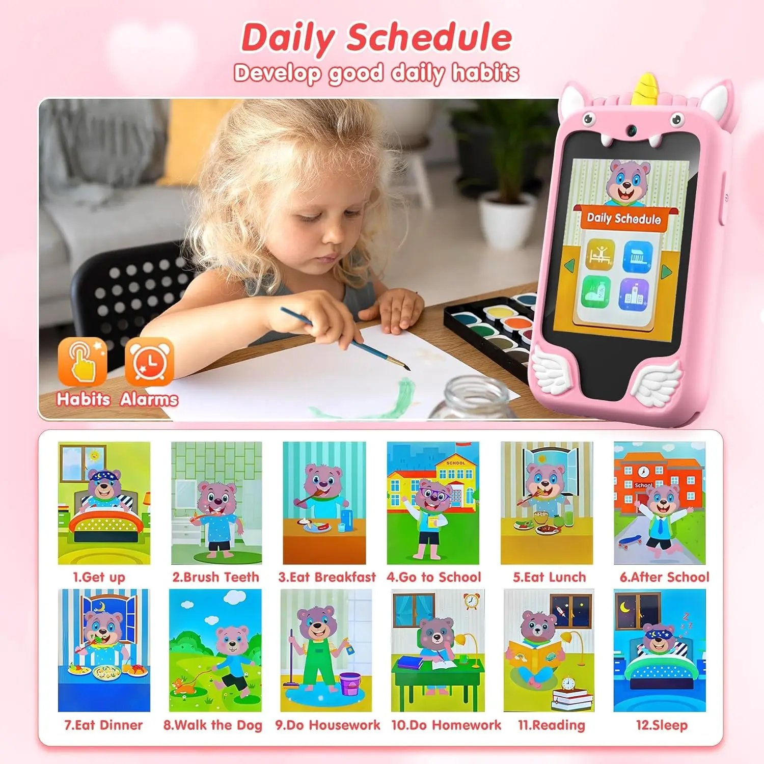 เด็กกล้องสมาร์ทโฟนของเล่นหน้าจ - Kids Education Mobile บทวิจารณ์และราคา