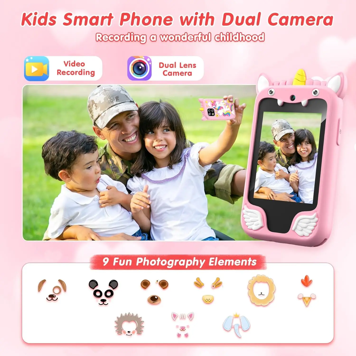 เด็กกล้องสมาร์ทโฟนของเล่นหน้าจ - Kids Education Mobile บทวิจารณ์และราคา