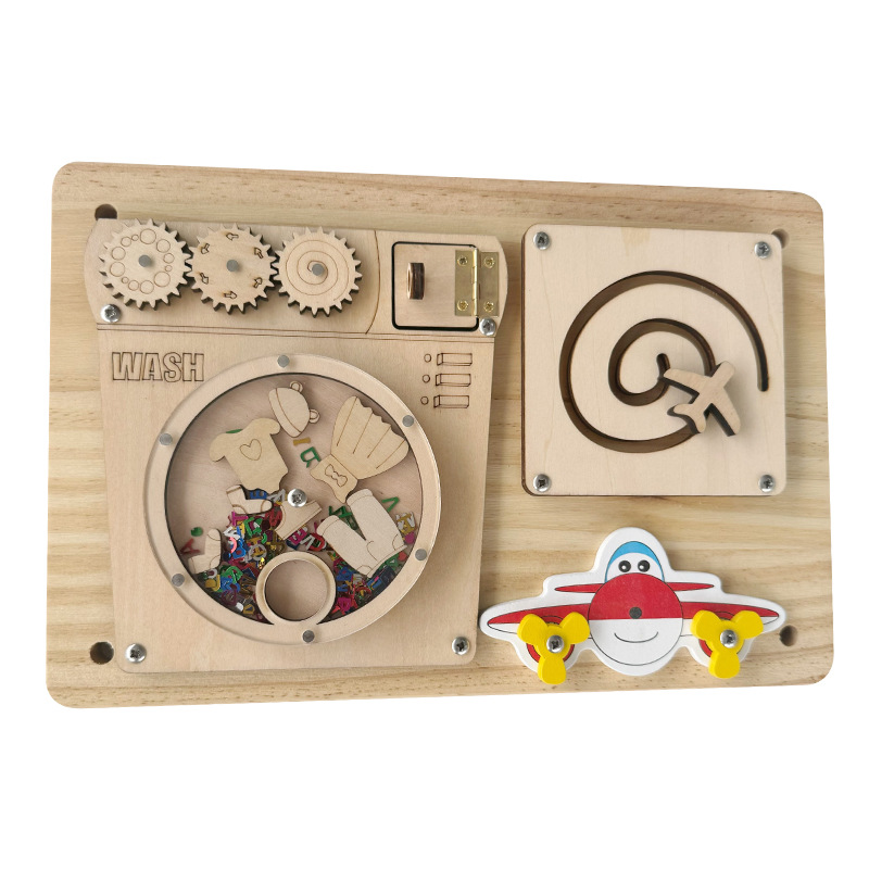 Montessori บอร์ดของเล่นไม้30x2 - Kids Education Usa บทวิจารณ์และราคา