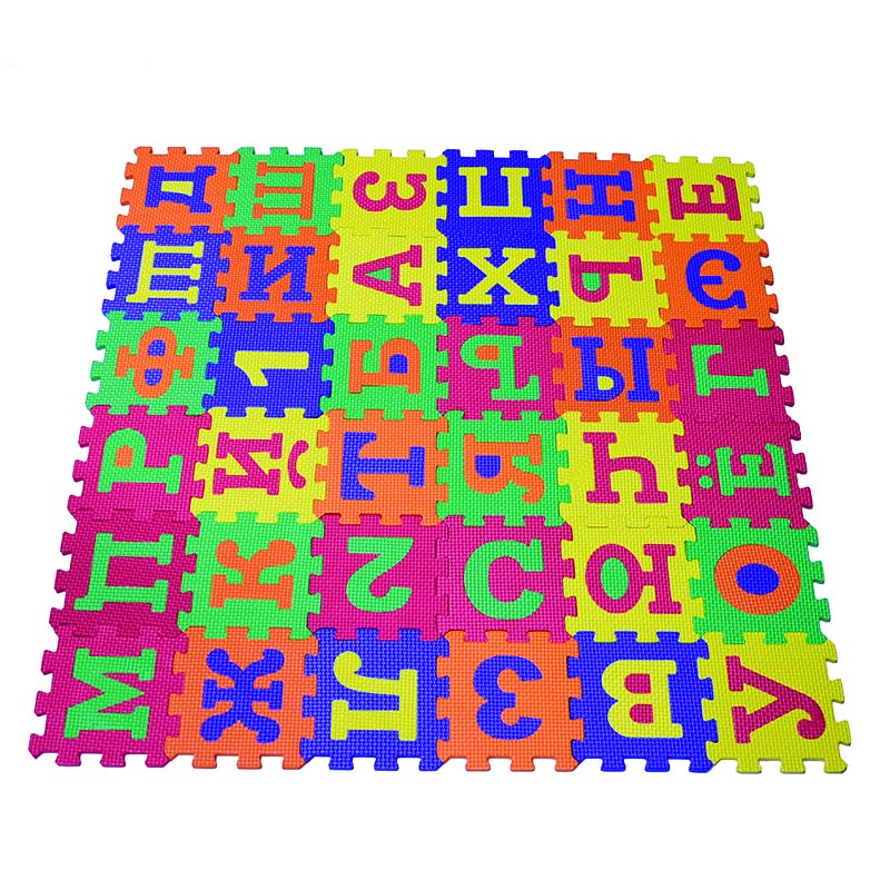 ตัวอักษรรัสเซีย Mat เด็กเล่นกา - Kids Educational Mat บทวิจารณ์และราคา