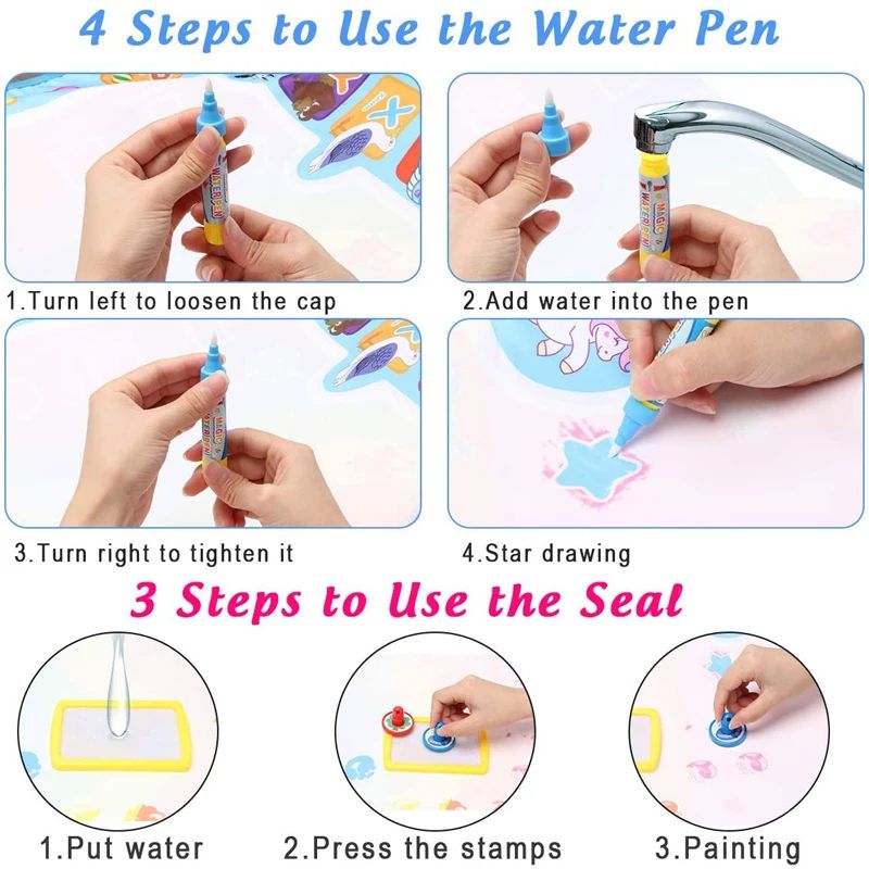 Coolplay Magic Water Drawing M - Kids Educational Mat บทวิจารณ์และราคา