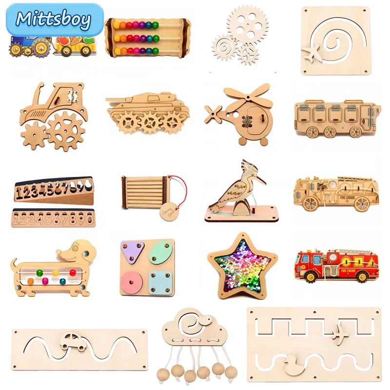 DIY Busy Board Montessori Hot  - Kids Education Usa บทวิจารณ์และราคา