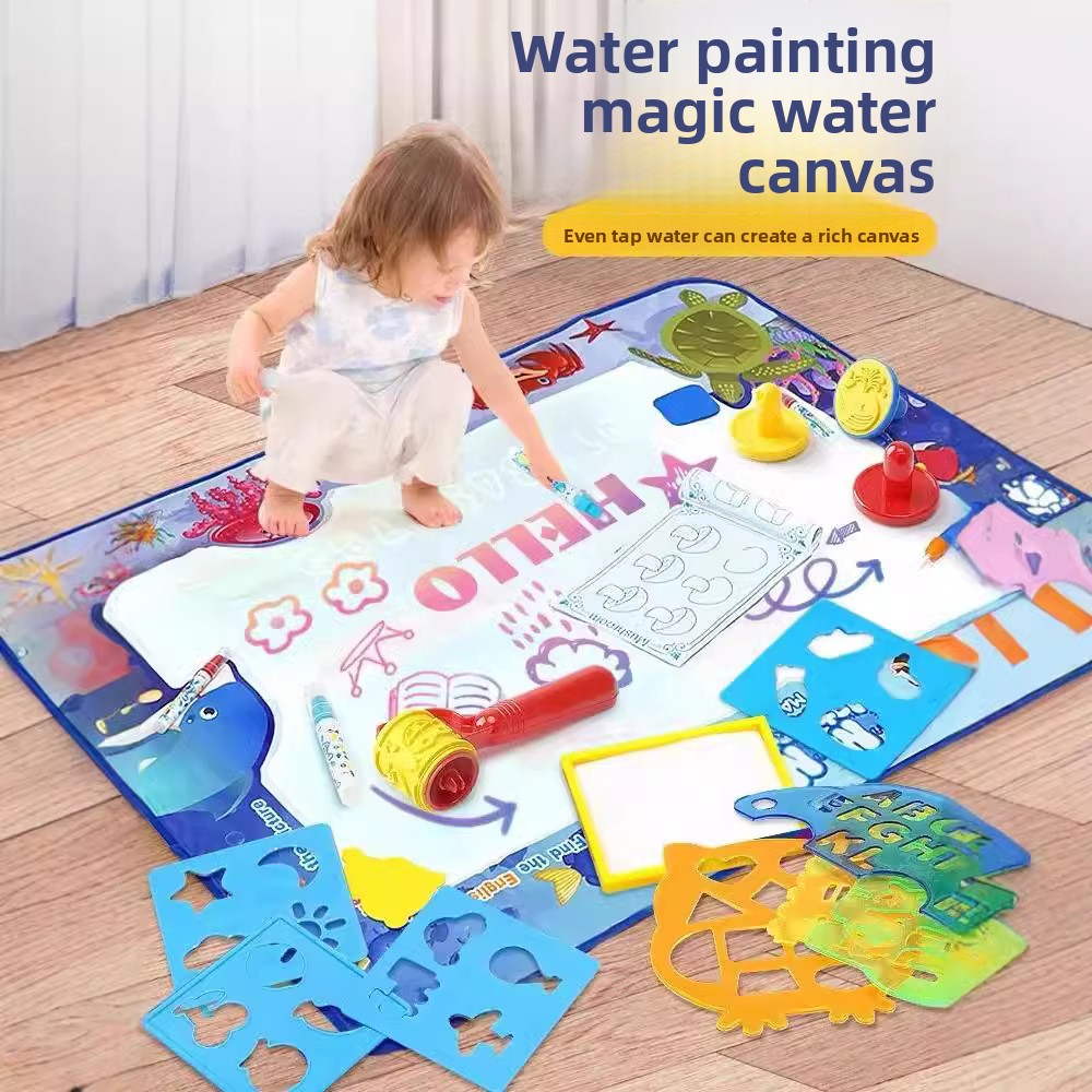แผ่นวาดภาพน้ำมหัศจรรย์ขนาดใหญ่ - Kids Educational Mat บทวิจารณ์และราคา