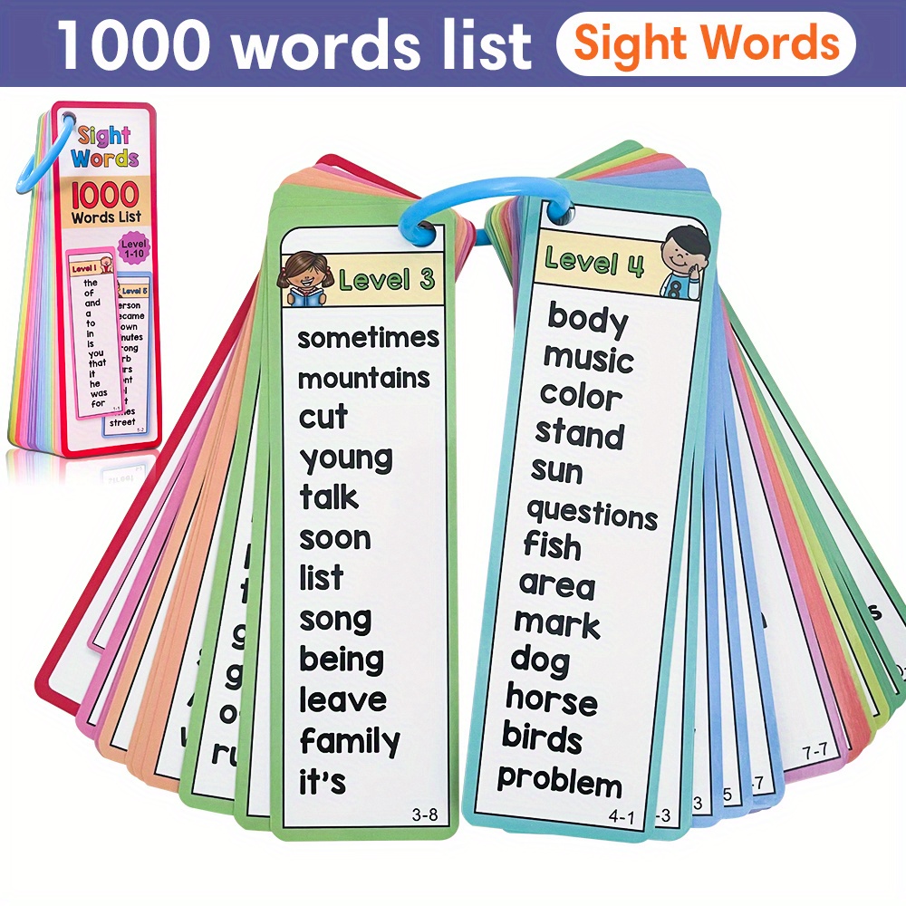 1000 Sight Words แฟลชการ์ดสําห - Sight Word Game บทวิจารณ์และราคา