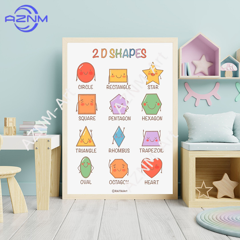 มอนเตสซอรี่ โปสเตอร์ภาพพิมพ์ศิ - Kids Yoga Education บทวิจารณ์และราคา