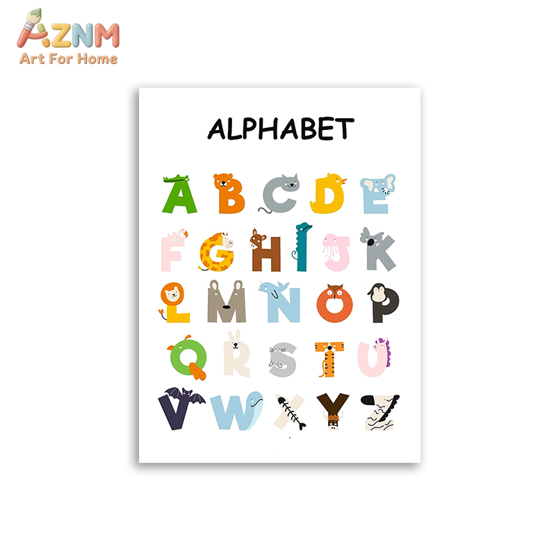 AZNM ศิลปะบนผืนผ้าใบแบบไม่มีกร - Kids Education Learning บทวิจารณ์และราคา
