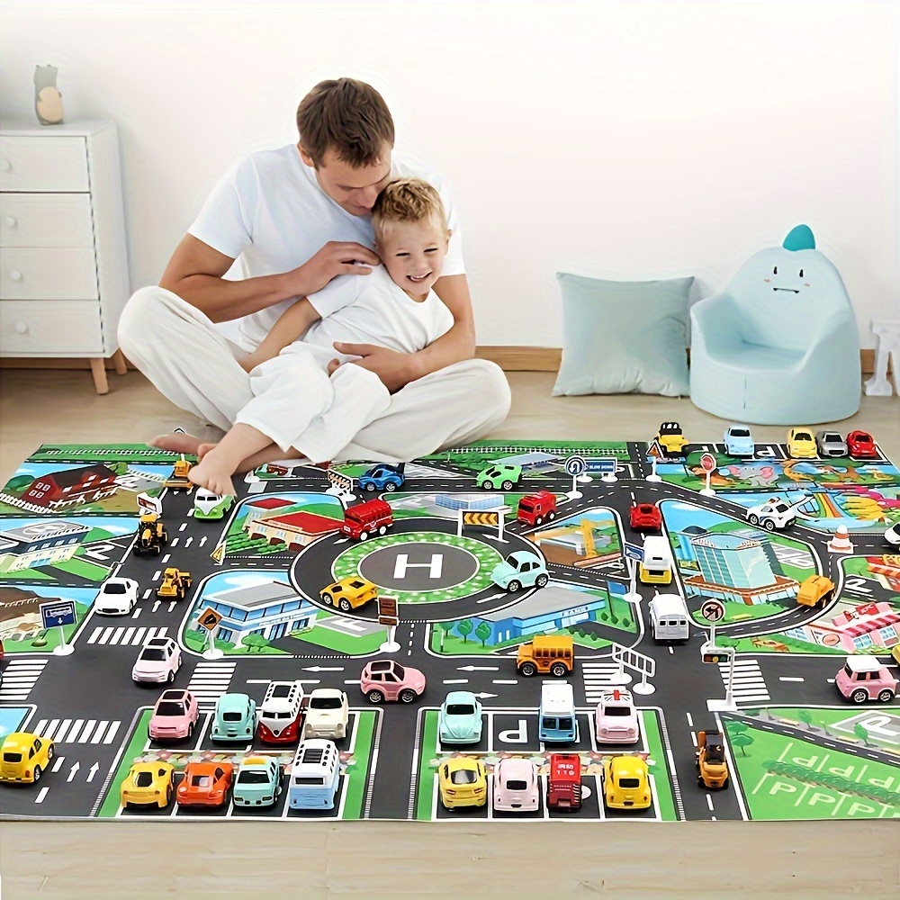1 pc, City Traffic Play Mat, แ - Kids Educational Mat บทวิจารณ์และราคา
