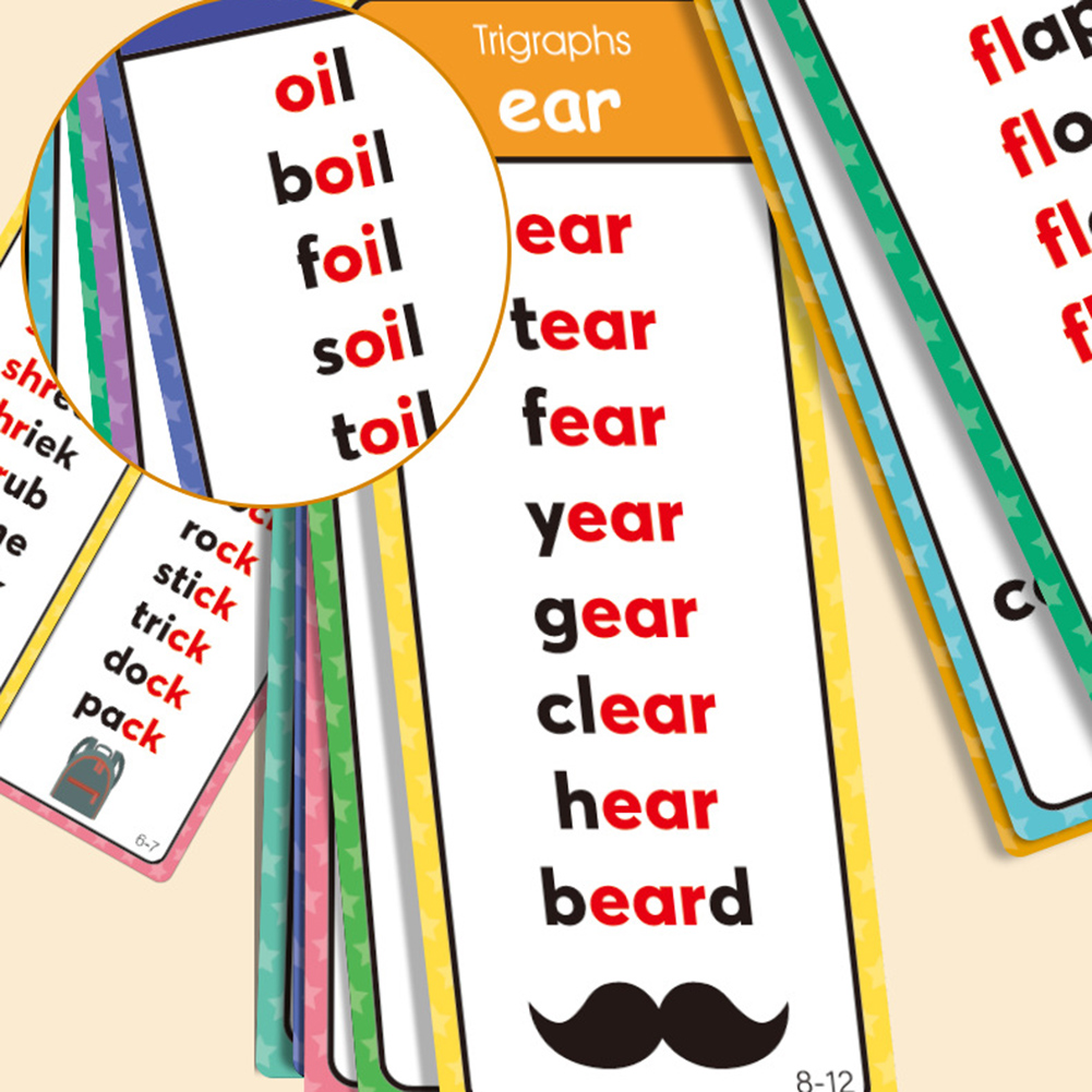 60 ชิ้น/เซ็ตPhonics Word List  - Sight Word Game บทวิจารณ์และราคา