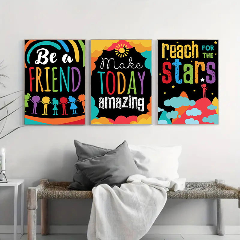 สีสันน่ารัก Dream คําคมใหญ่ผ้า - Kids Education Quotes บทวิจารณ์และราคา