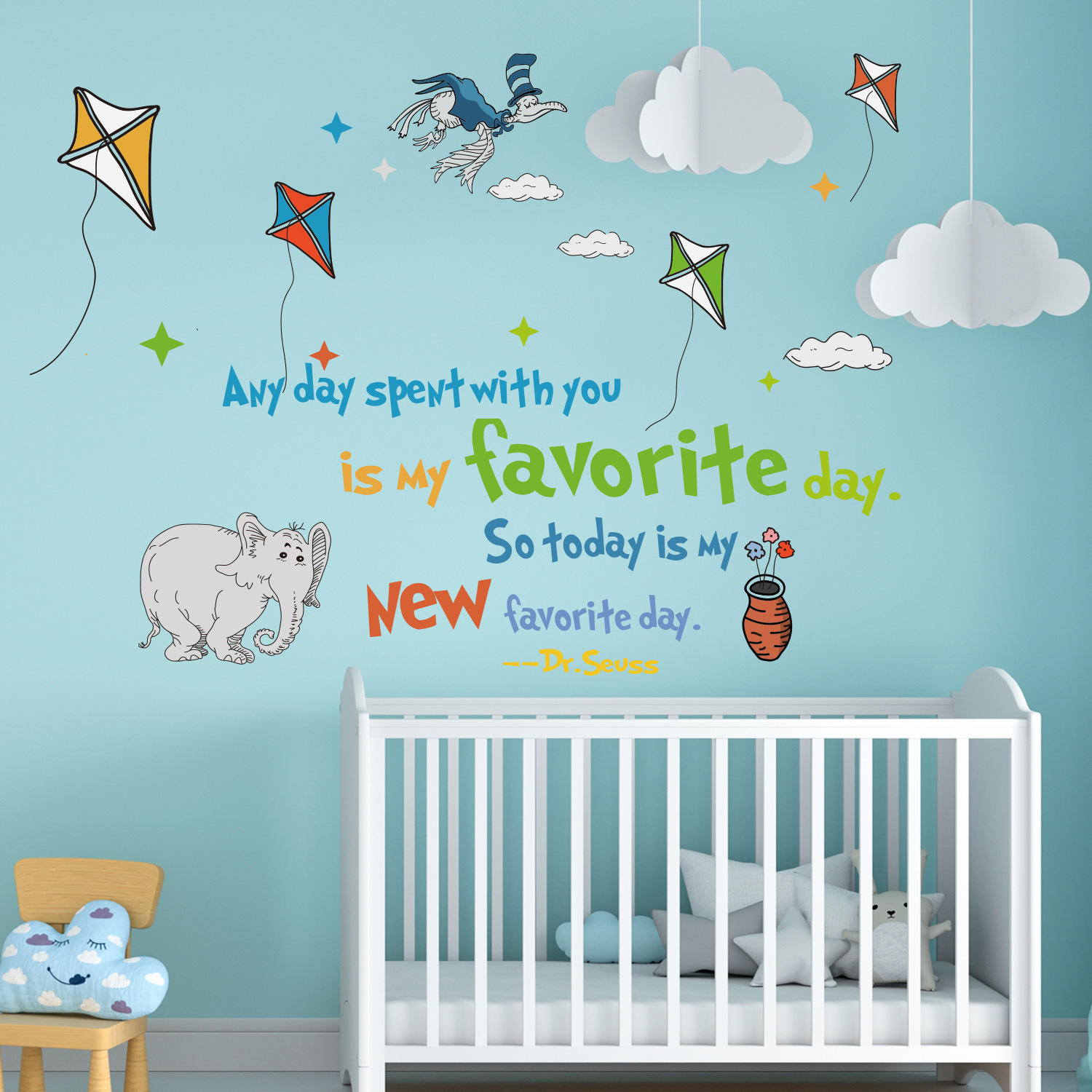 Dr.seuss ที่มีสีสันคำคมสร้างแร - Kids Education Quotes บทวิจารณ์และราคา