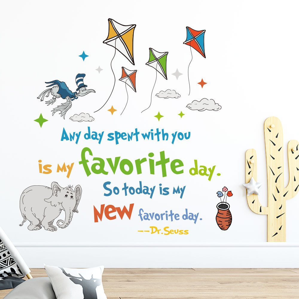 Dr.seuss ที่มีสีสันคำคมสร้างแร - Kids Education Quotes บทวิจารณ์และราคา