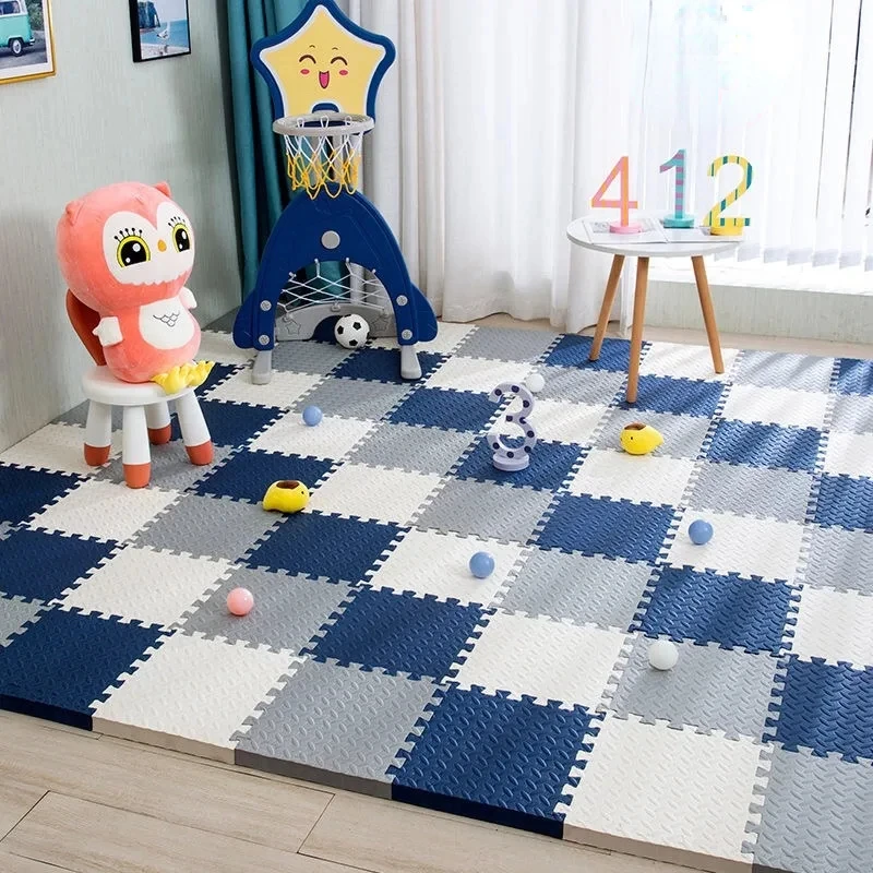 12ชิ้นกันลื่นสำหรับเด็กพรมปูพื - Kids Educational Mat บทวิจารณ์และราคา