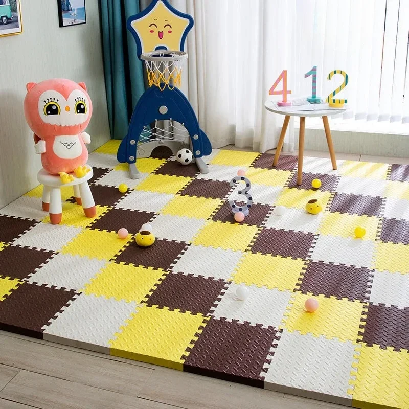 12ชิ้นกันลื่นสำหรับเด็กพรมปูพื - Kids Educational Mat บทวิจารณ์และราคา