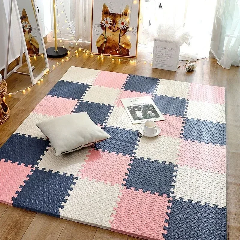12ชิ้นกันลื่นสำหรับเด็กพรมปูพื - Kids Educational Mat บทวิจารณ์และราคา