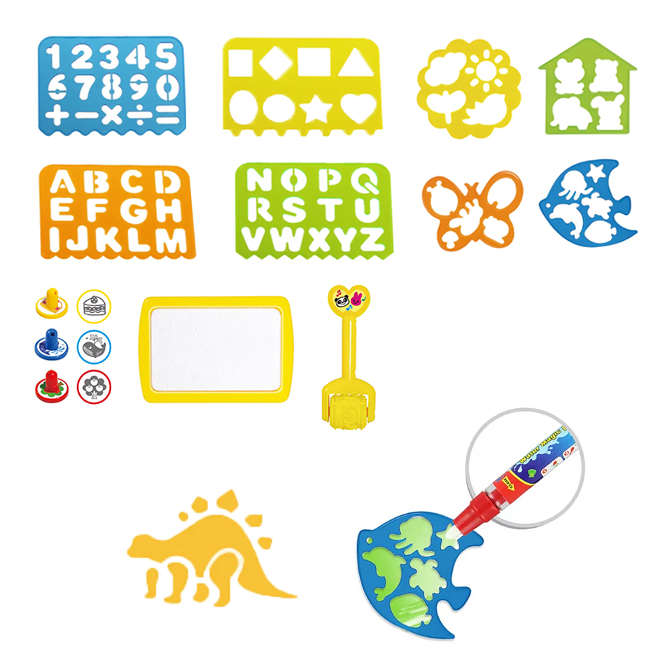 Magic Water Drawing Mat อุปกรณ - Kids Educational Mat บทวิจารณ์และราคา