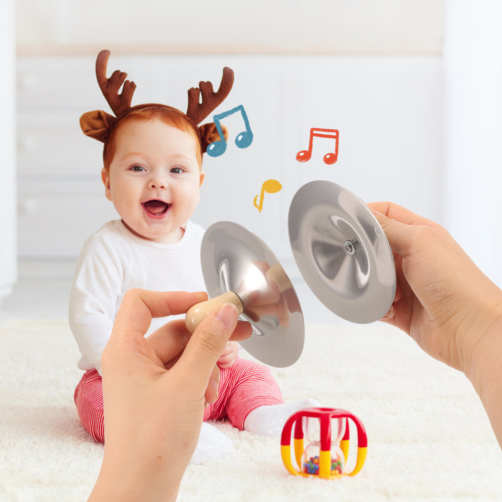 2 ชิ้น ไซม์บัลขนาดเล็กสำหรับเด - Kids Education Tools บทวิจารณ์และราคา