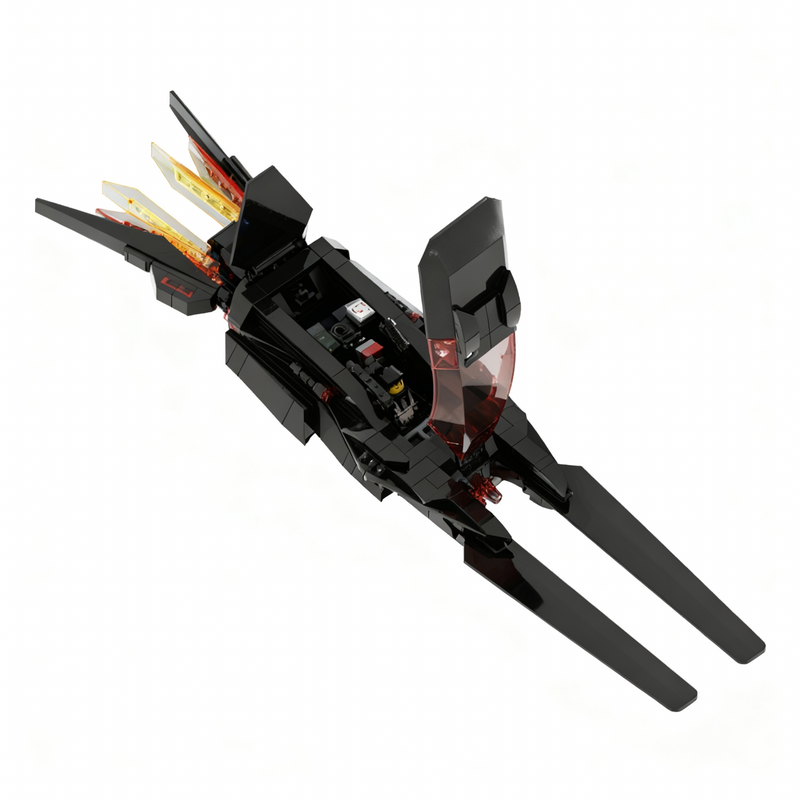 344 ชิ้น MOC Space I Blacktron - Kids Hunter Education บทวิจารณ์และราคา