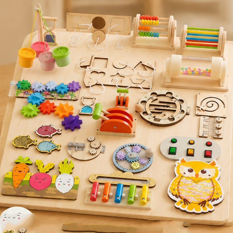 อุปกรณ์เสริมบอร์ดมอนเตสซอรี่ระ - Kids Education Usa บทวิจารณ์และราคา